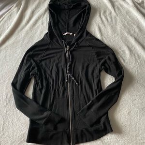 Victoria’s Secret Black Light Zip-Up Hoodie